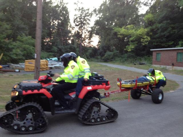 ATV 1277 Training at the well fields on Dewitt Road. July 2012